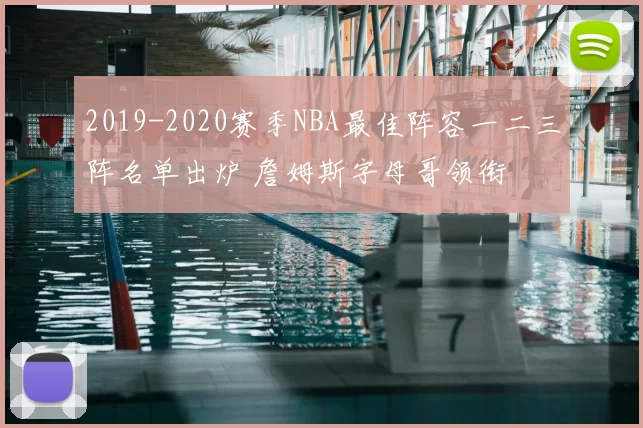 2019-2020赛季NBA最佳阵容一二三阵名单出炉 詹姆斯字母哥领衔